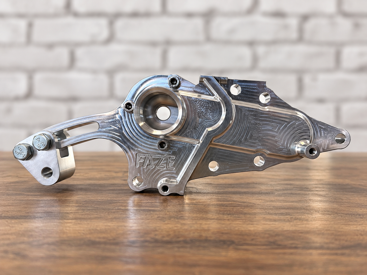 FAZE 1JZ / 2JZ Billet water pump delete / alternator bracket